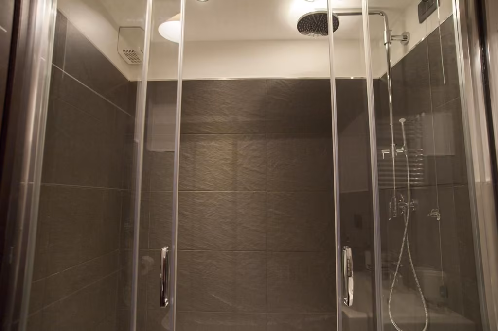 Bagno privato di una delle camere del B&B Largo Alighieri